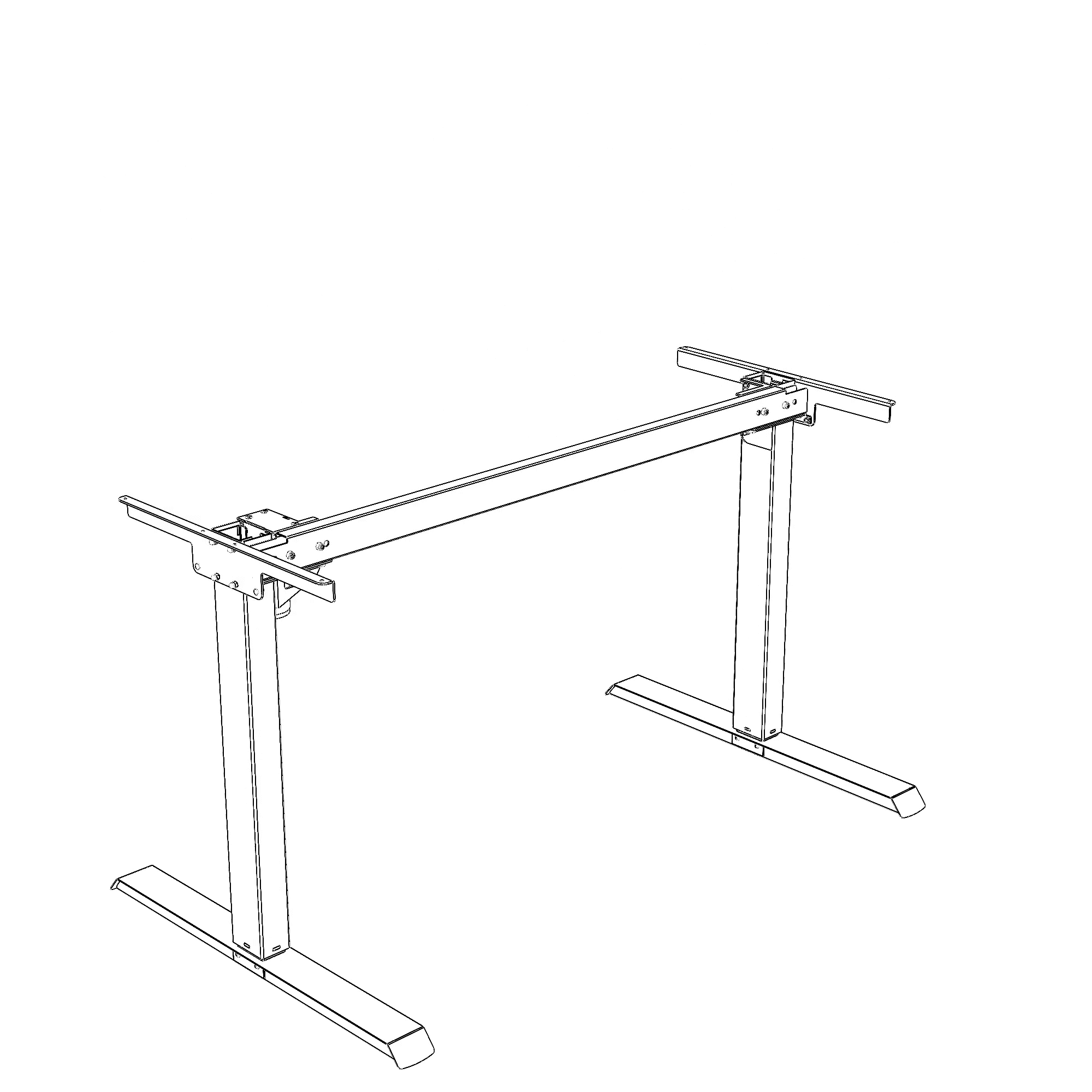 Electric Desk Frame | Width 112 cm | Black 