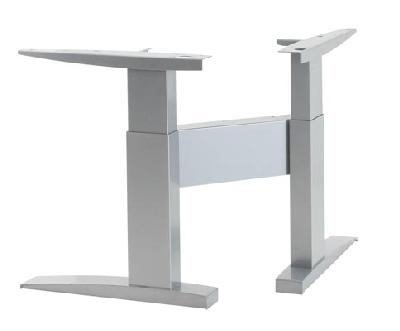 Electric Desk Frame | Width 138 cm | Silver