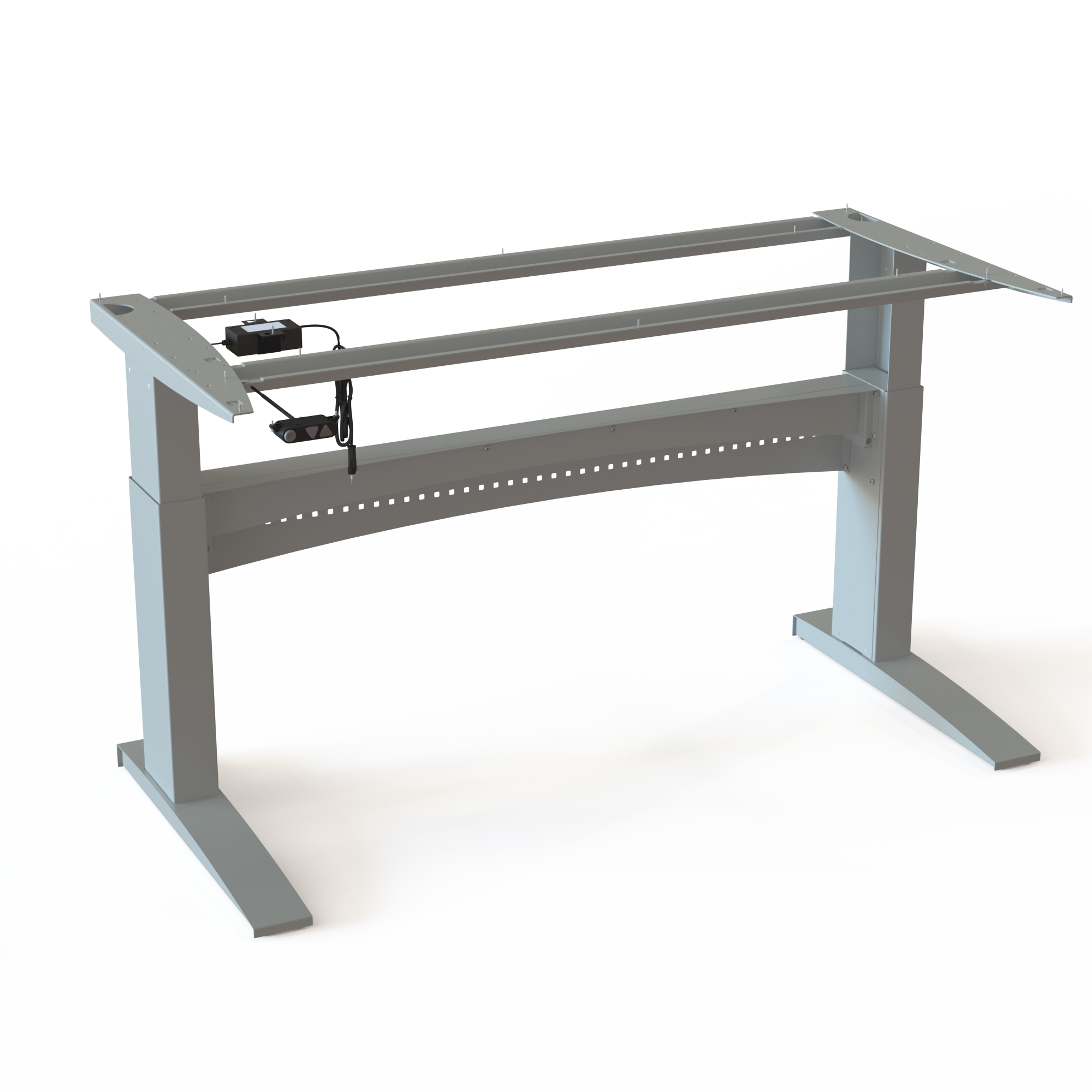 Electric Desk Frame | Width 156 cm | Silver